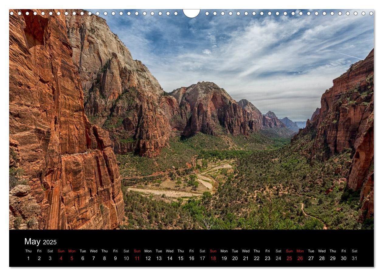 Bild: 9781325966035 | USA Nature Deluxe (Wall Calendar 2025 DIN A3 landscape), CALVENDO...