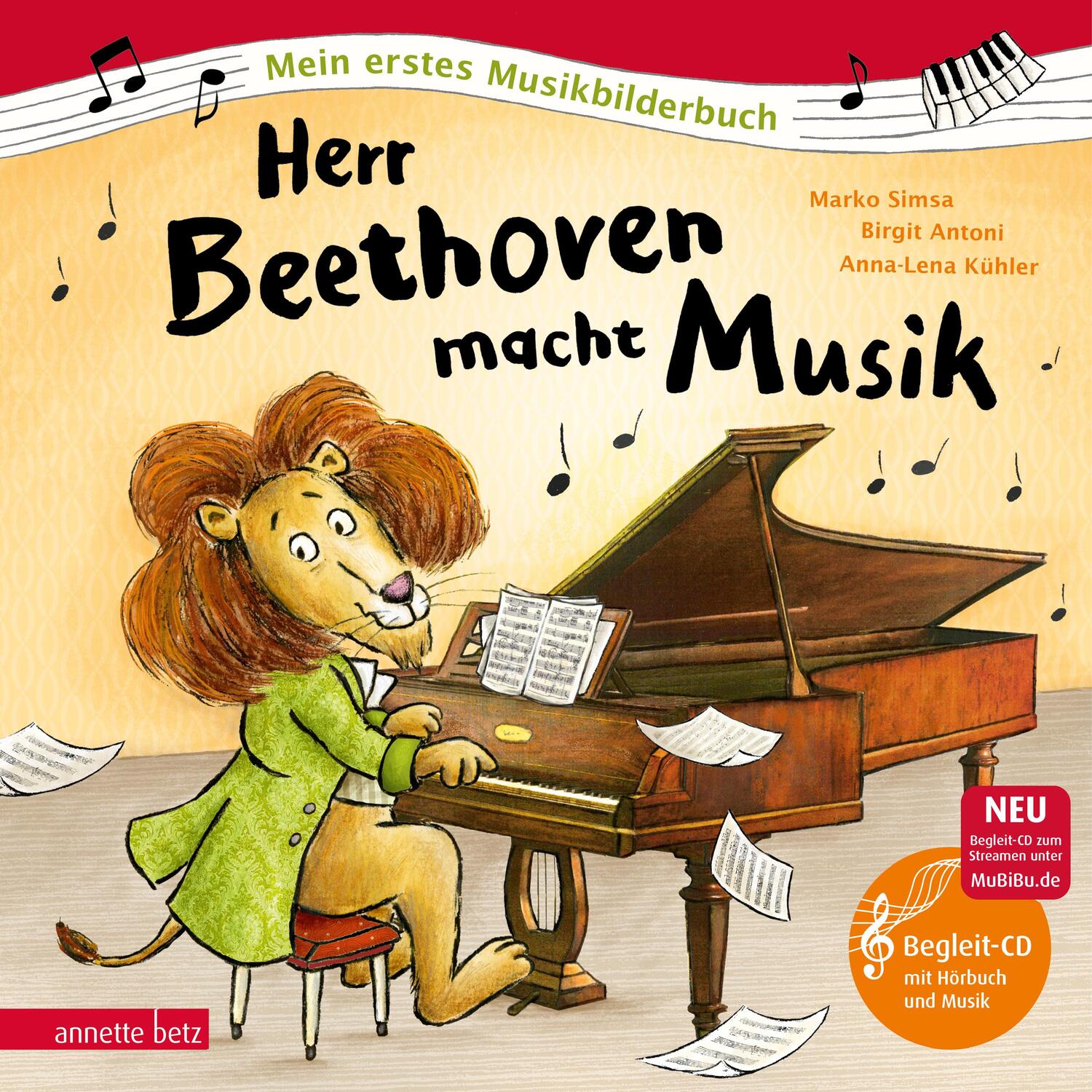 Cover: 9783219118599 | Herr Beethoven macht Musik (Mein erstes Musikbilderbuch mit CD und...