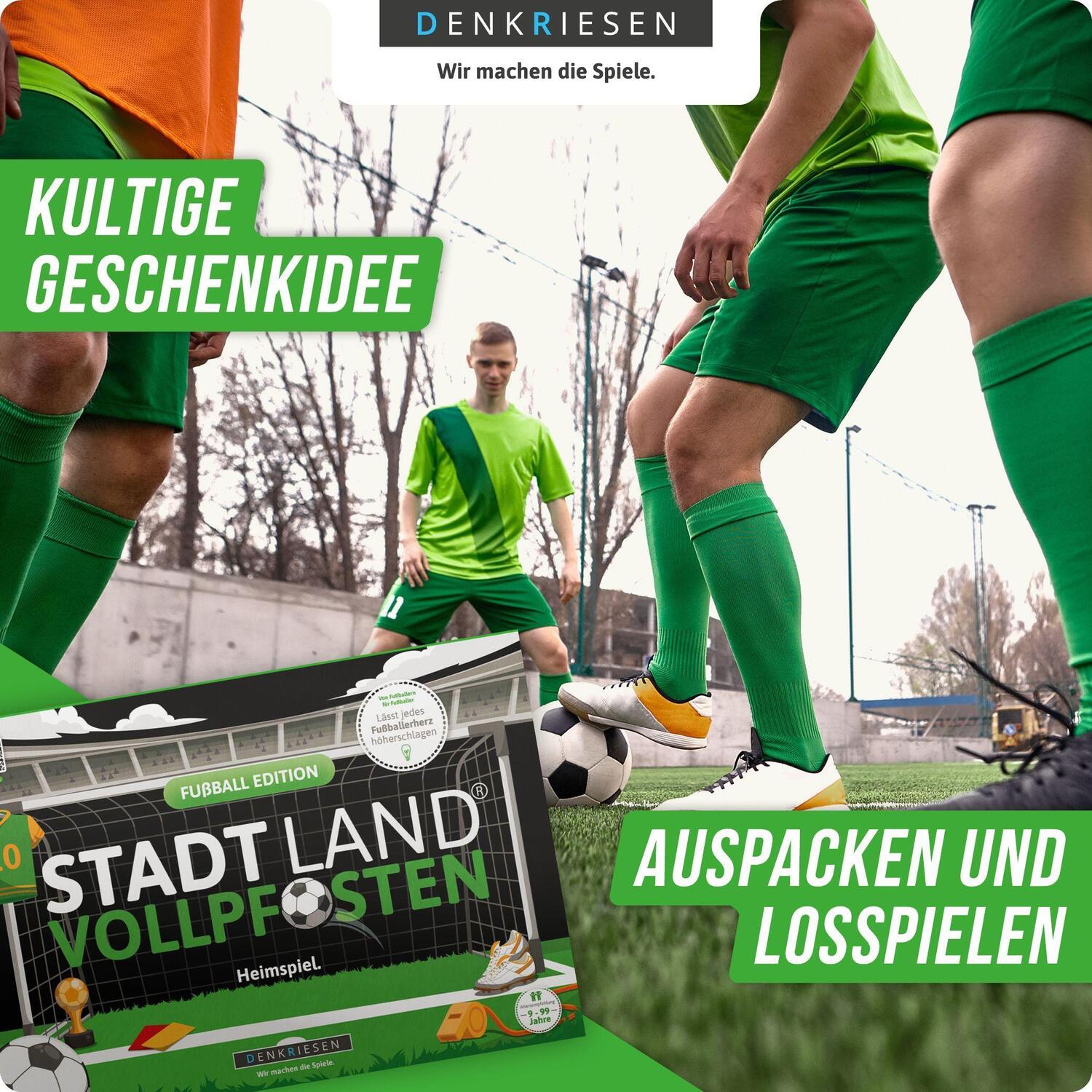 Bild: 4260528094677 | STADT LAND VOLLPFOSTEN® - FUßBALL EDITION - "Heimspiel." | Heimspiel.