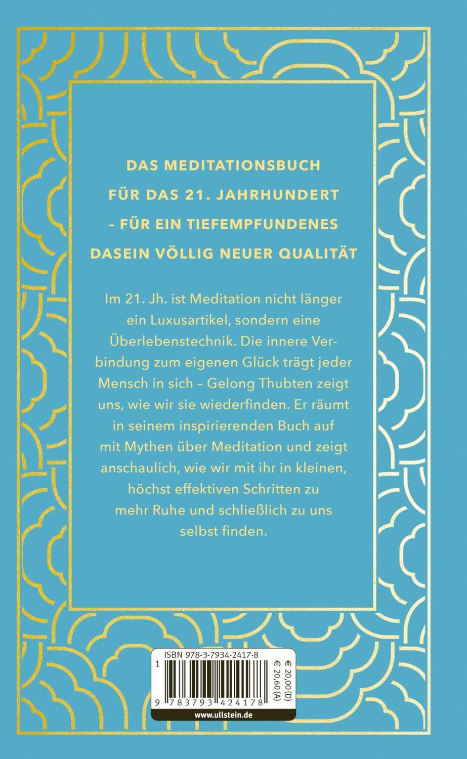 Rückseite: 9783793424178 | Der Weg des Mönchs zum Glück | Meditation für das 21. Jahrhundert