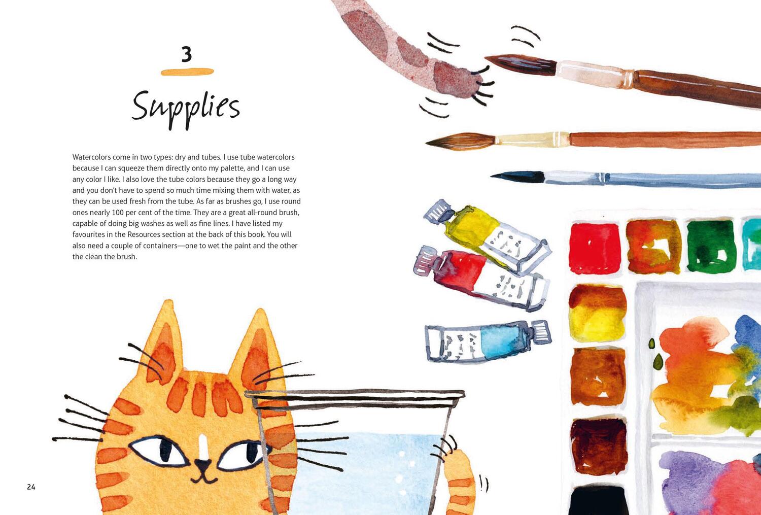 Bild: 9783038762676 | Katzen malen | Entdecken Sie Ihre Kreativität mit Aquarellfarben