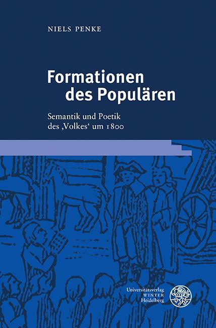 Cover: 9783825395162 | Formationen des Populären | Semantik und Poetik des ,Volkes' um 1800