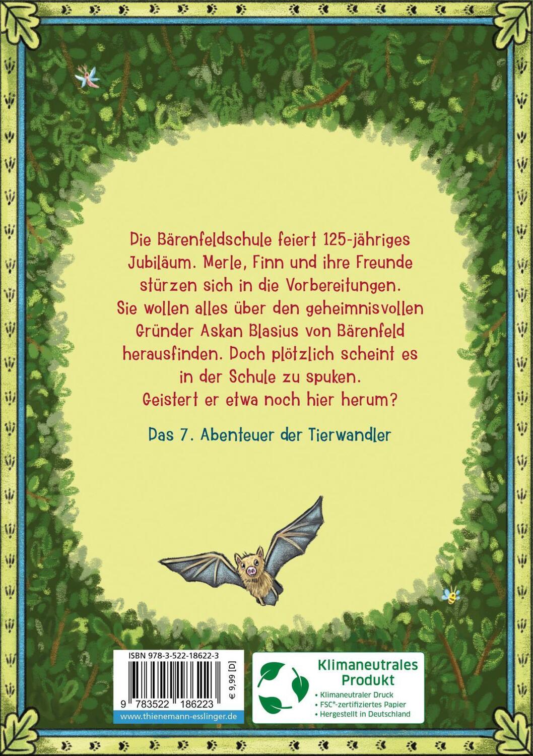 Rückseite: 9783522186223 | Die Tierwandler 7: Hier steppt der Bär! | Martina Baumbach | Buch