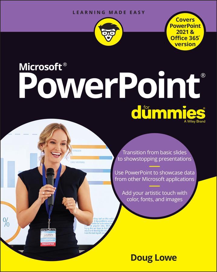 Cover: 9781119829140 | PowerPoint For Dummies, Office 2021 Edition | Doug Lowe | Taschenbuch