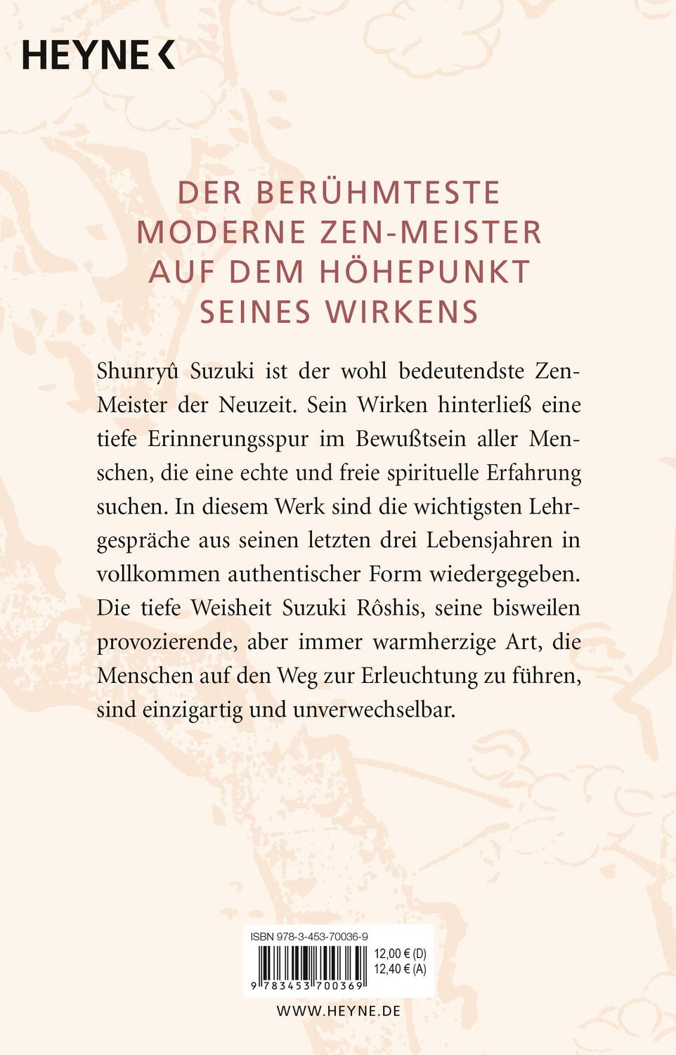 Bild: 9783453700369 | Seid wie reine Seide und scharfer Stahl | Shunryû Suzuki | Taschenbuch