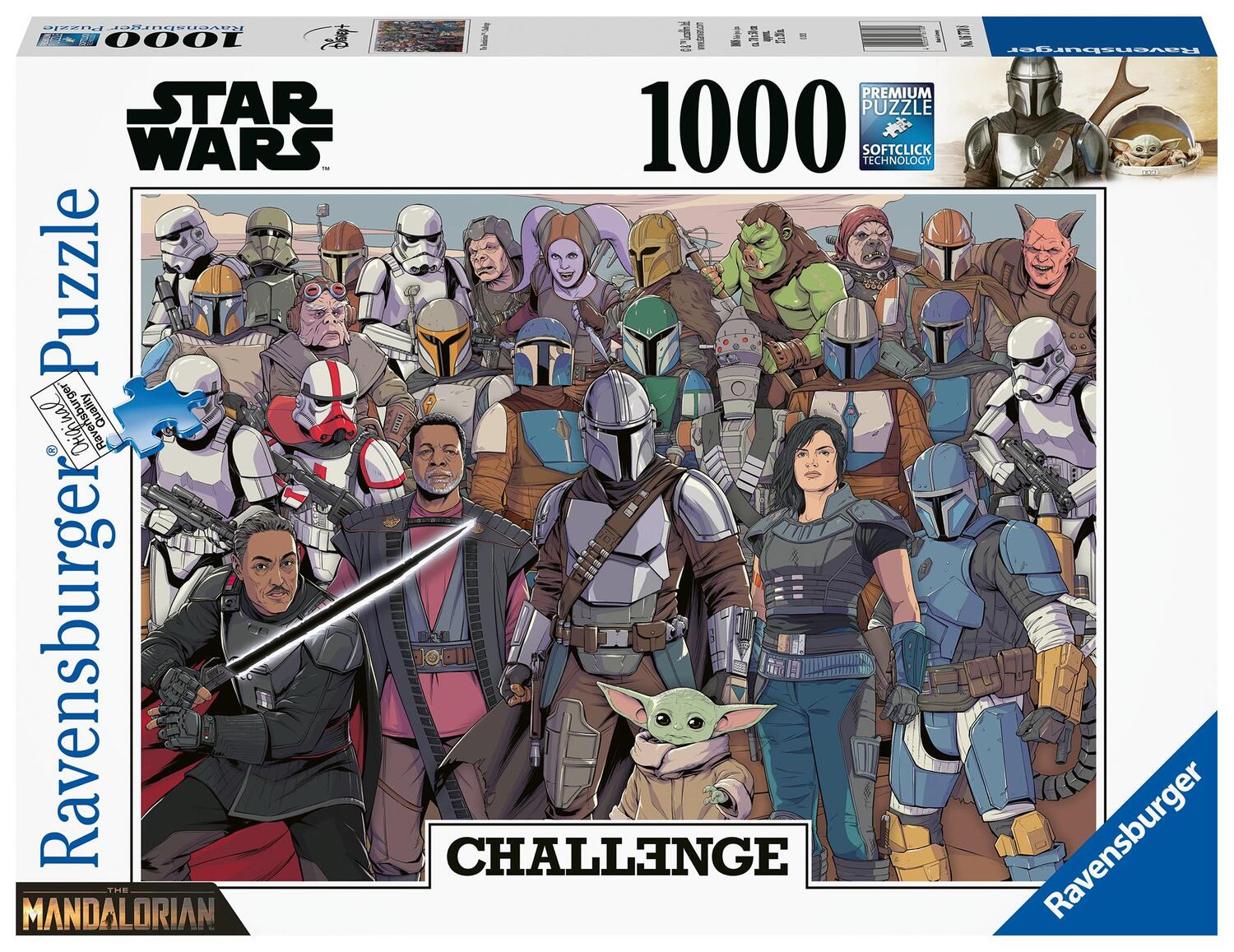 Cover: 4005556167708 | Challenge Baby Yoda. Puzzle 1000 Teile | Spiel | Deutsch | 2021