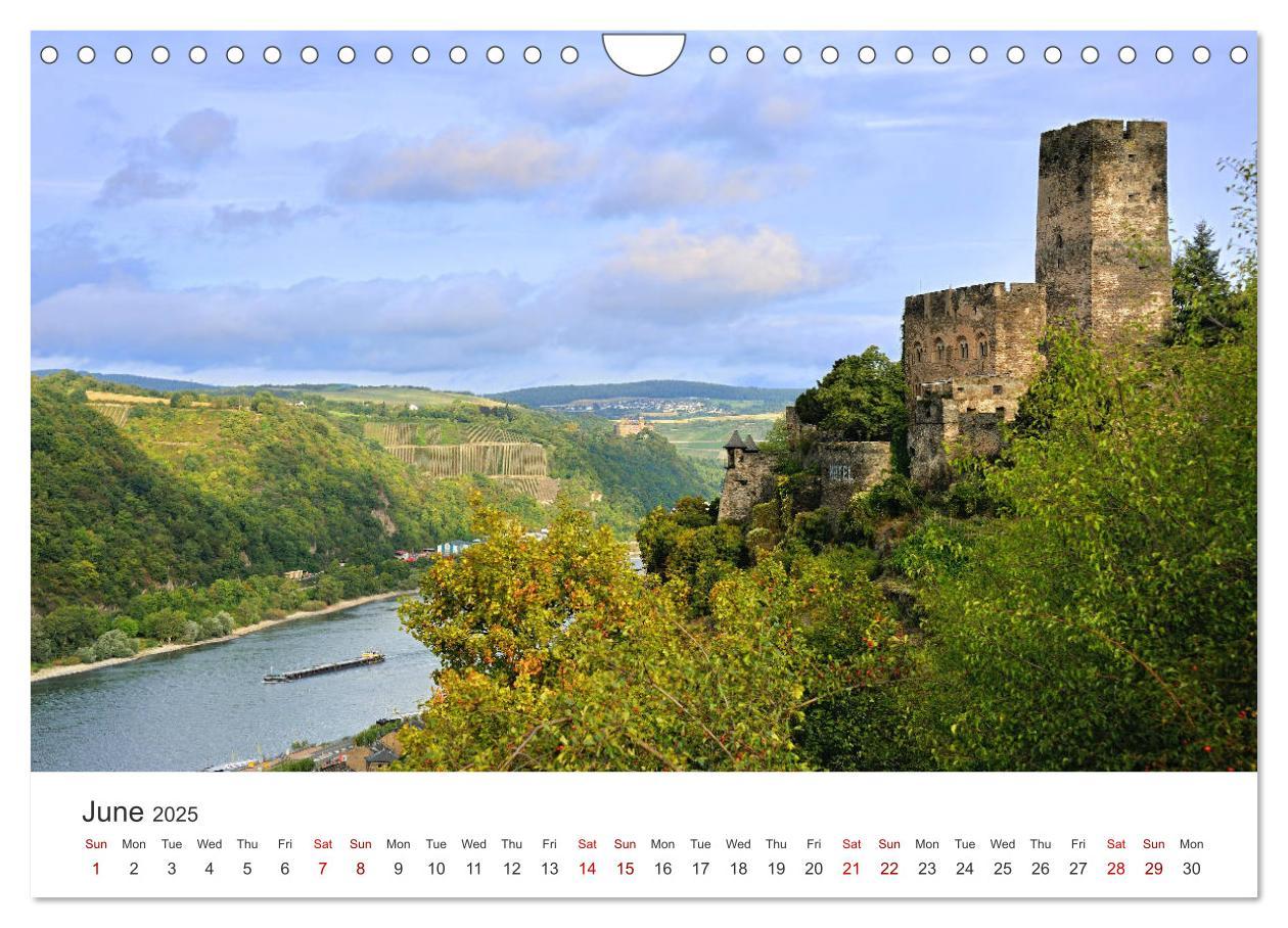 Bild: 9781325947096 | Rhine Valley and Castles (Wall Calendar 2025 DIN A4 landscape),...