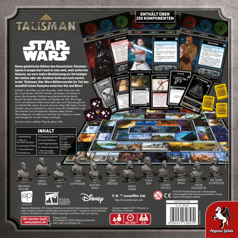 Bild: 4250231728570 | Talisman - Star Wars Edition (Spiel) | Spiel | In Spielebox | 56110G
