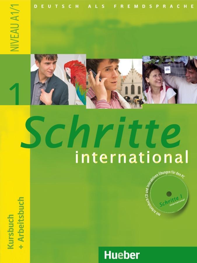 Cover: 9783190018512 | Schritte international 1. Kursbuch + Arbeitsbuch mit Audio-CD zum...