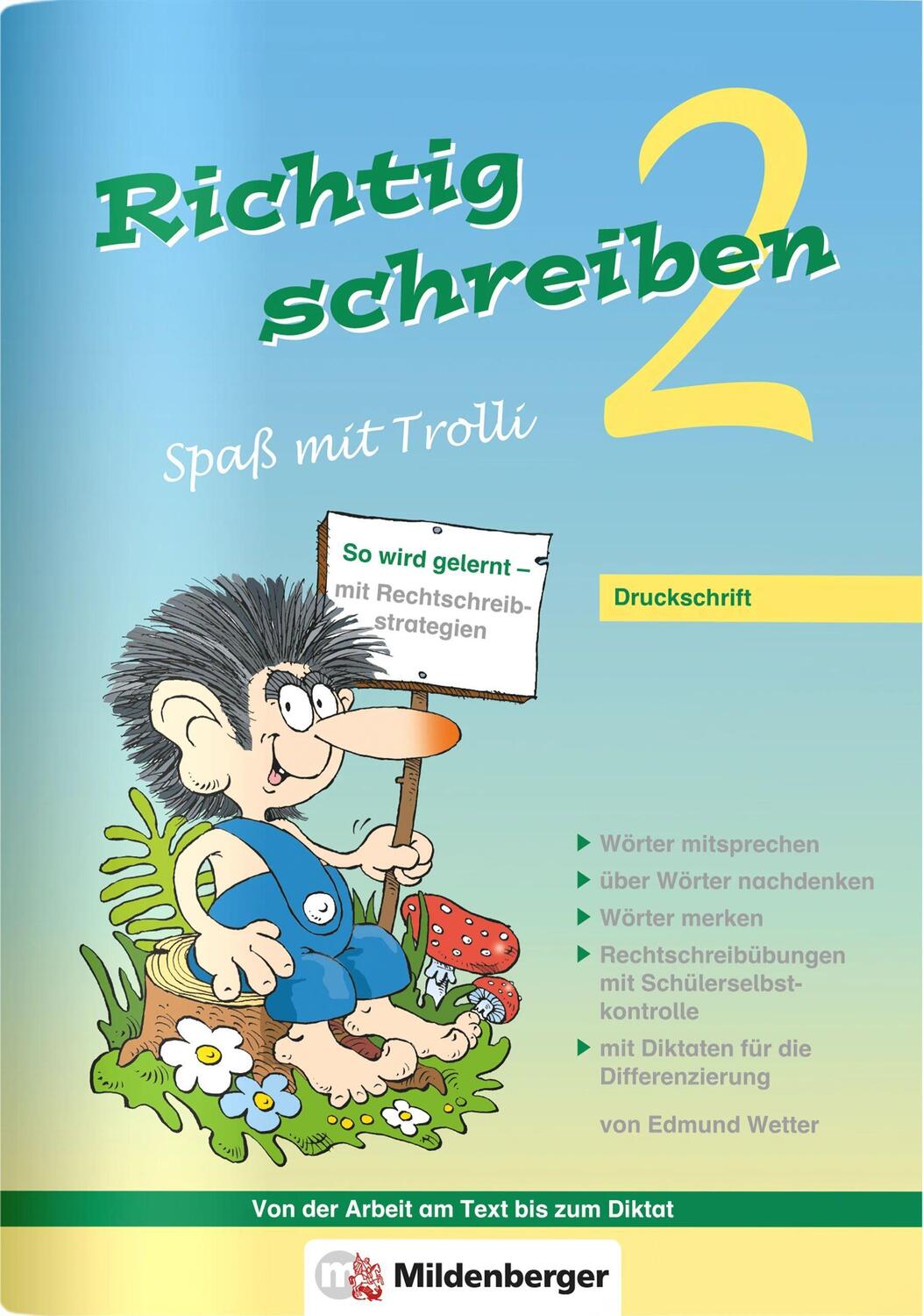 Cover: 9783619245208 | Richtig schreiben - Spaß mit Trolli 2 | Edmund Wetter | Taschenbuch