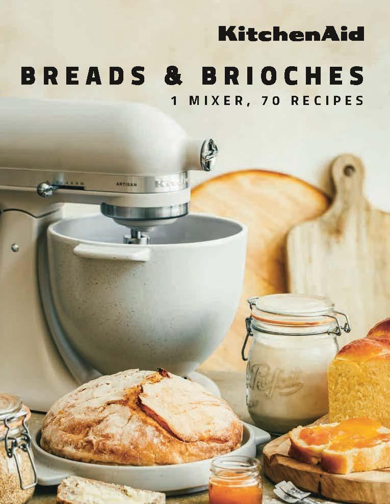 Cover: 9782381840512 | KitchenAid: Breads &amp; Brioches | 1 Mixer, 70 Recipes | KitchenAid