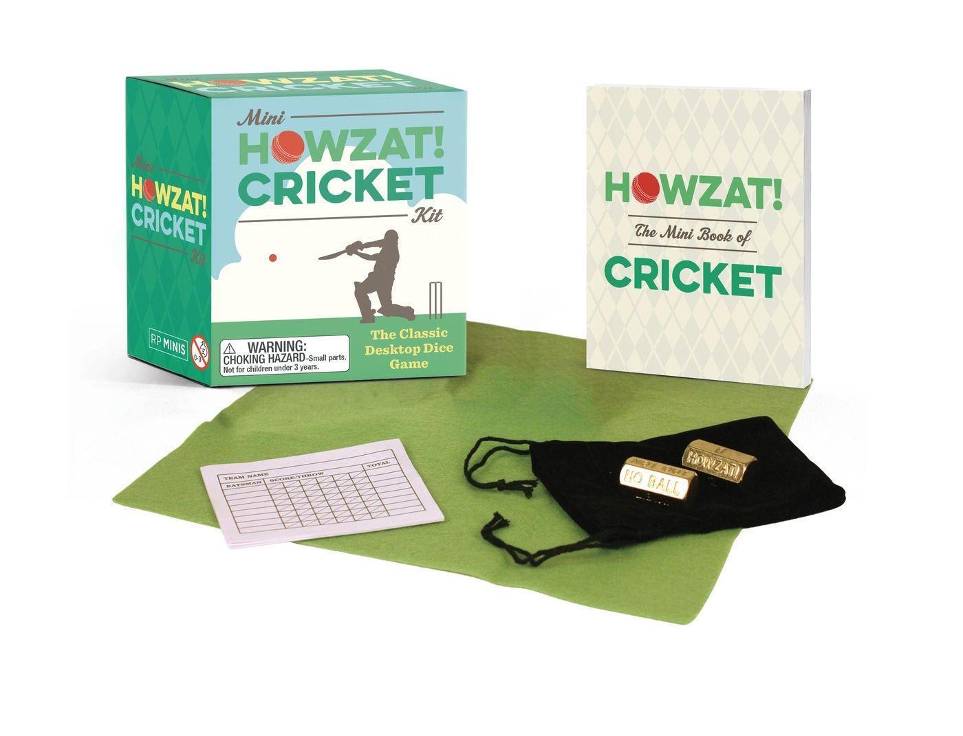 Cover: 9780762487622 | Mini Howzat! Cricket Kit | The Classic Desktop Dice Game | Chris Stone