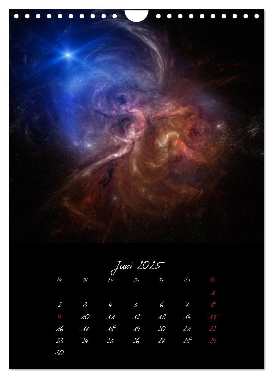 Bild: 9783457033951 | Die große Reise in dem Universum (Wandkalender 2025 DIN A4 hoch),...