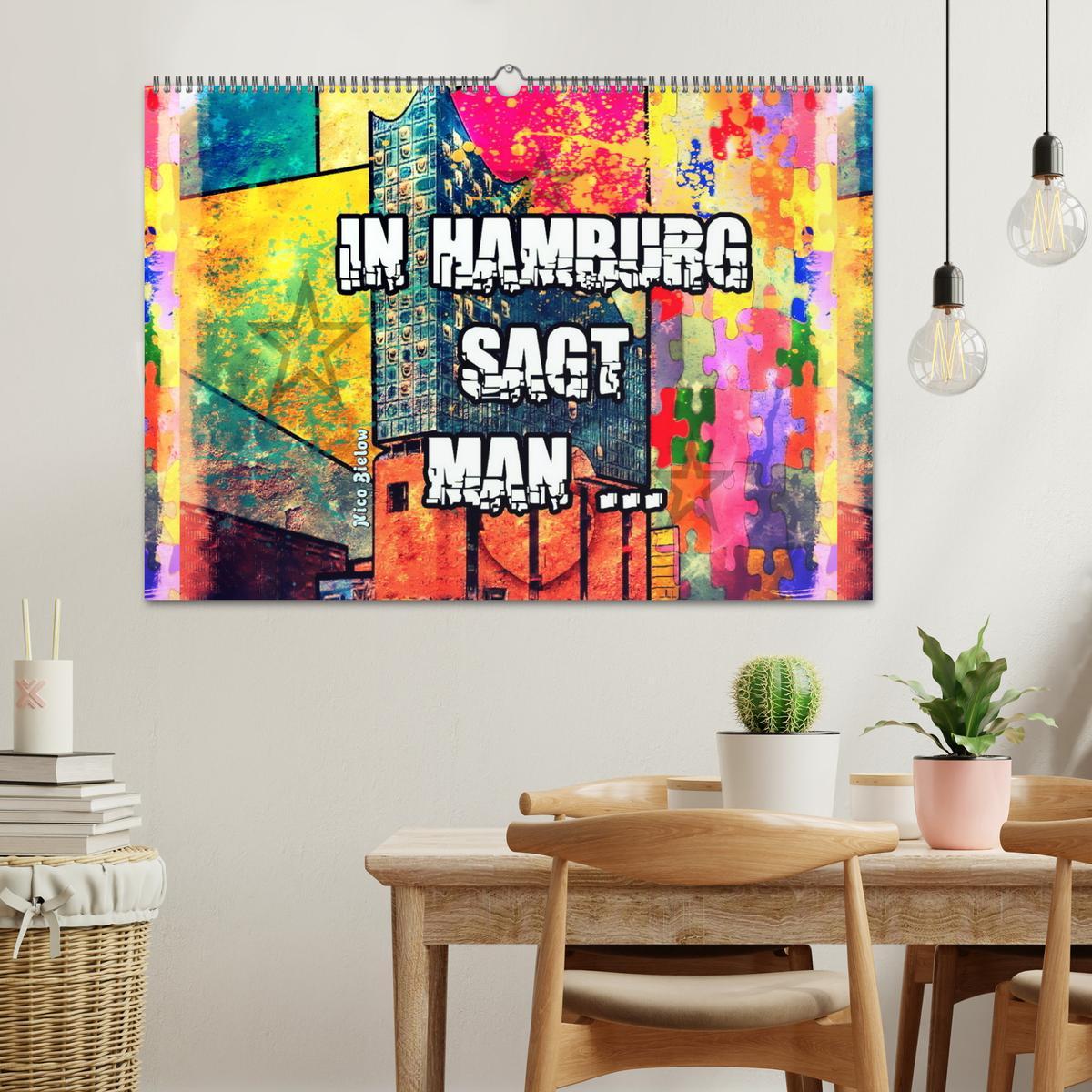 Bild: 9783435074679 | In Hamburg sagt man ... (Wandkalender 2025 DIN A2 quer), CALVENDO...