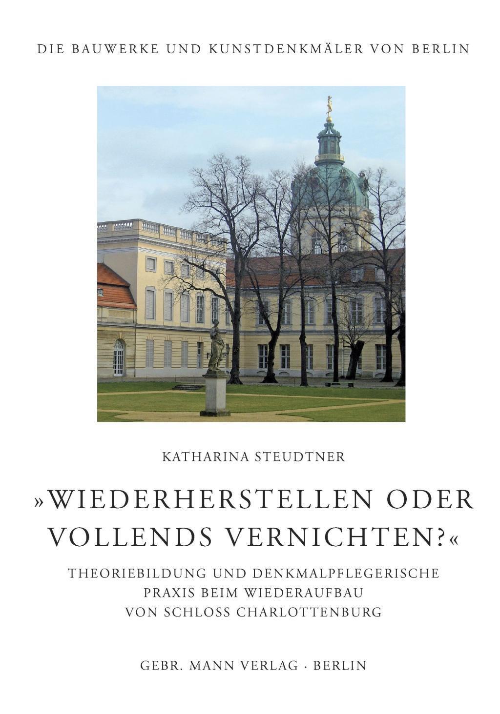 Cover: 9783786127345 | 'Wiederherstellen oder vollends vernichten?' | Katharina Steudtner