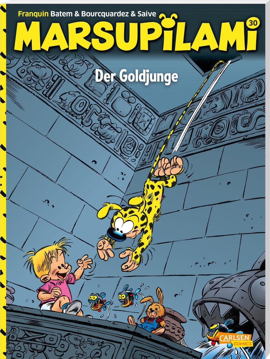 Cover: 9783551796745 | Marsupilami 30: Der Goldjunge | Abenteuercomics für Kinder ab 8 | Buch