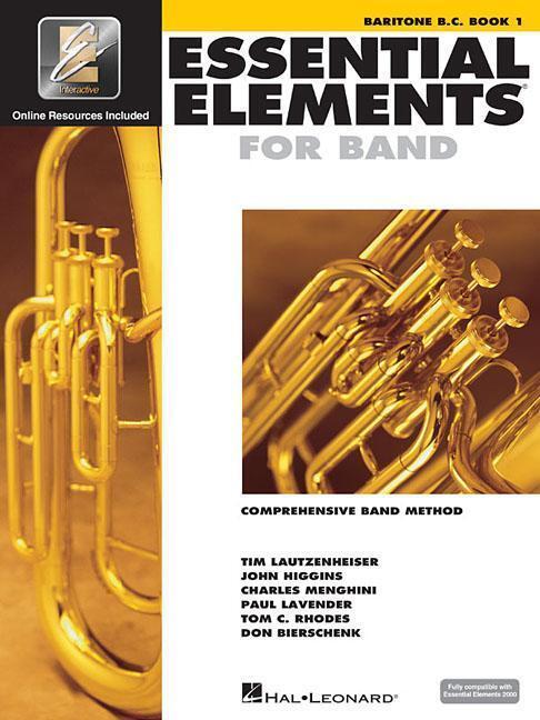 Cover: 9780634003233 | Essential Elements for Band - Baritone B.C. Book 1 with Eei...