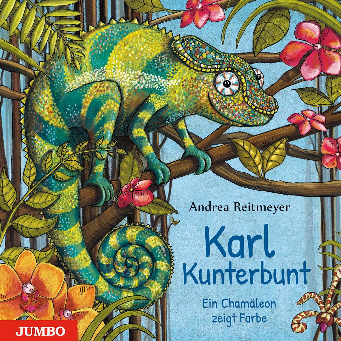 Cover: 9783833743702 | Karl Kunterbunt | Ein Chamäleon zeigt Farbe | Andrea Reitmeyer | Buch