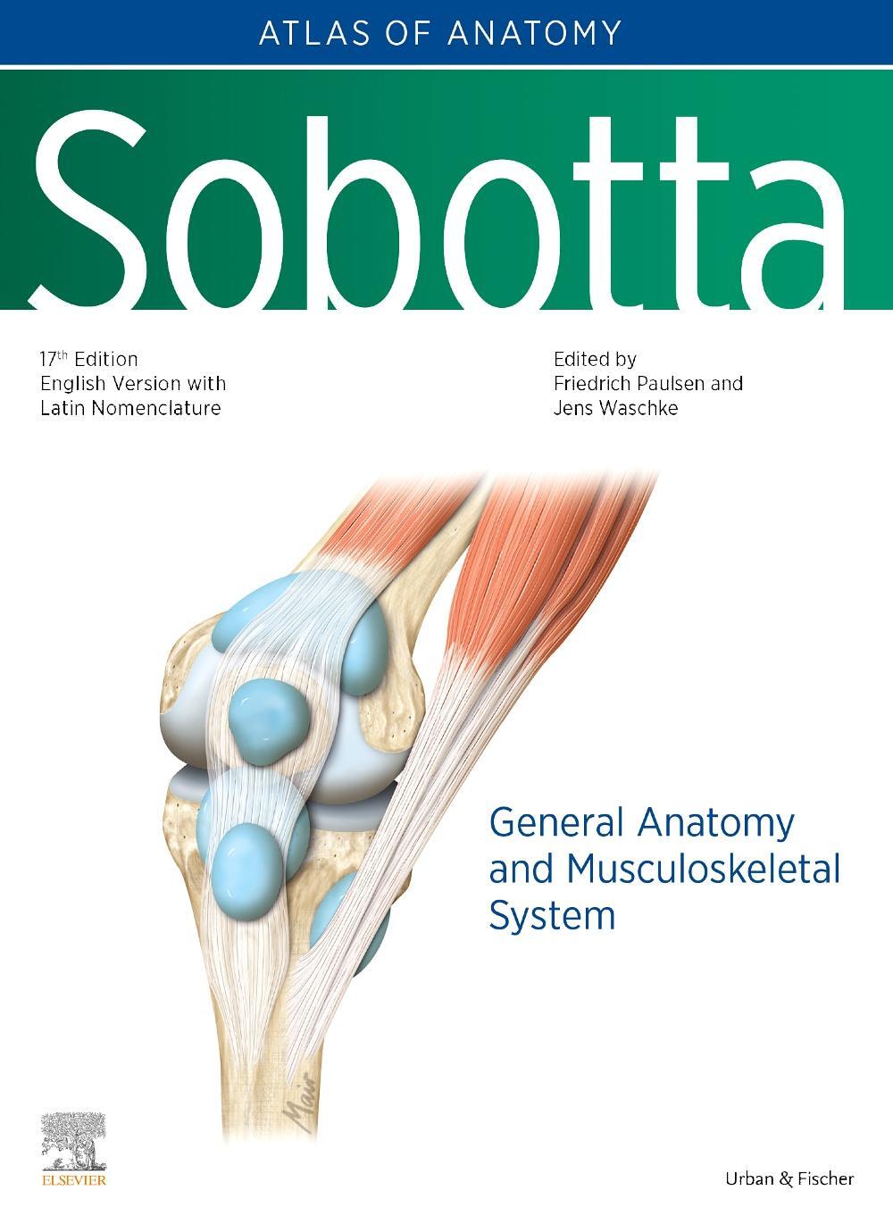 Cover: 9780702067655 | Sobotta Atlas of Anatomy, Vol.1, 17th ed., English/Latin | Waschke
