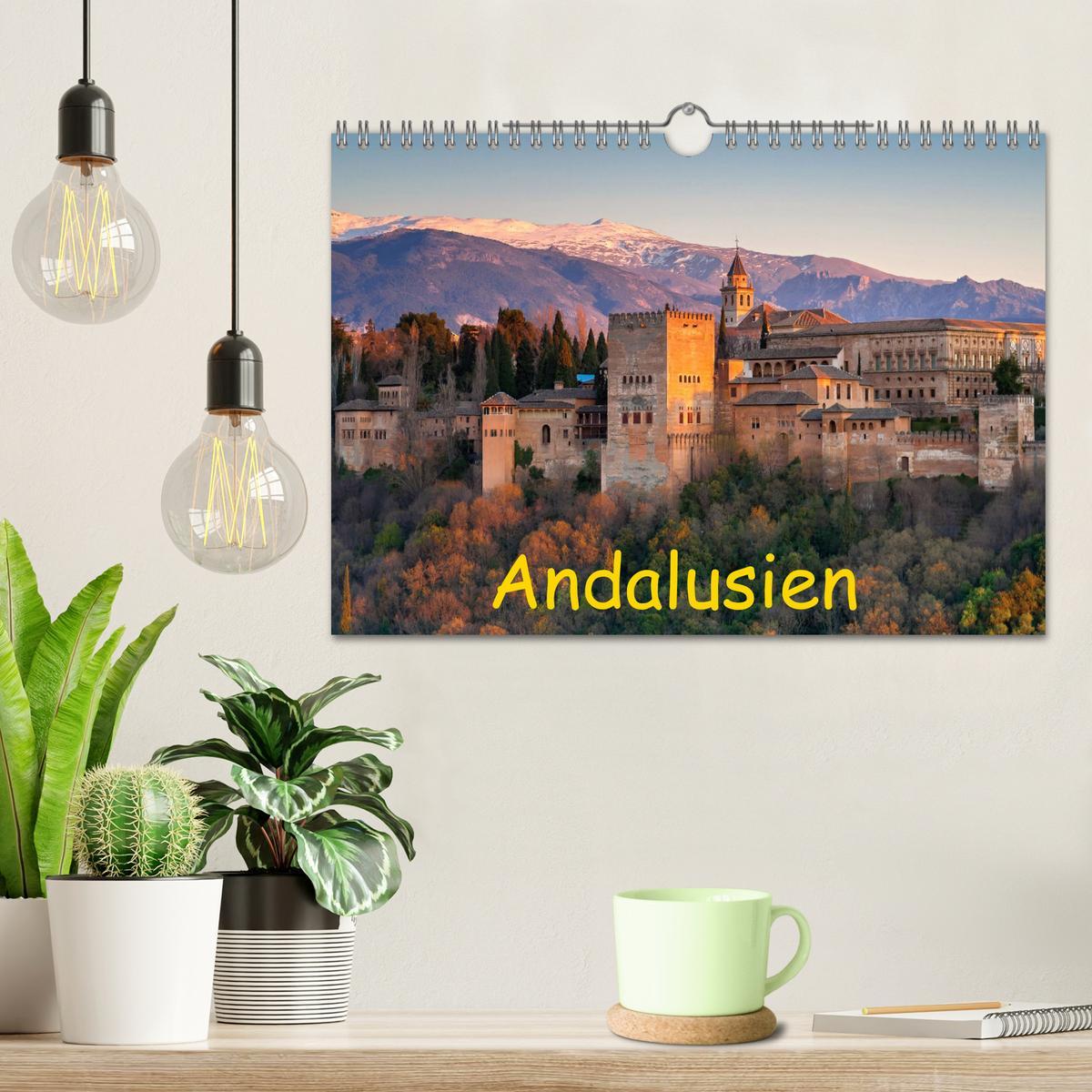 Bild: 9783435010592 | Andalusien - Spanien (Wandkalender 2025 DIN A4 quer), CALVENDO...