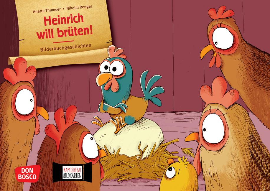 Cover: 4260694922194 | Heinrich will brüten! Kamishibai Bildkartenset | Anette Thumser | Box