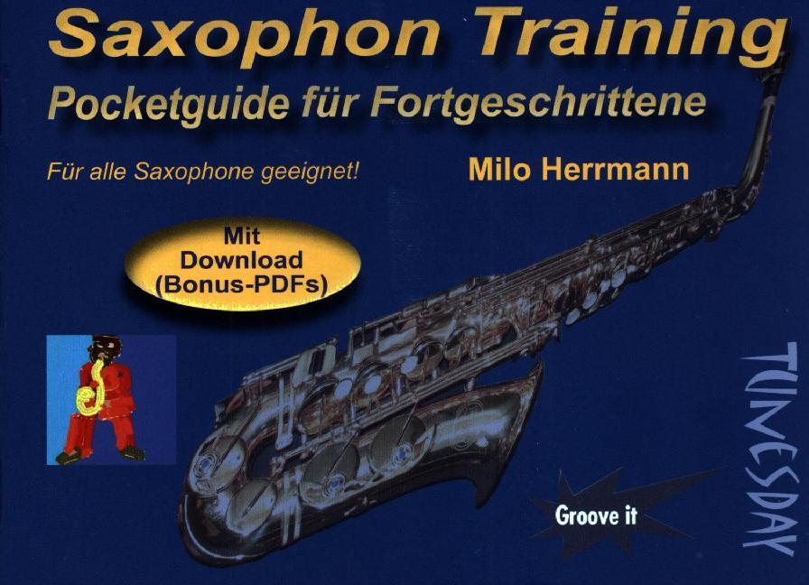 Cover: 9783955340117 | Saxophon Training - Pocketguide für Fortgeschrittene | Milo Herrmann