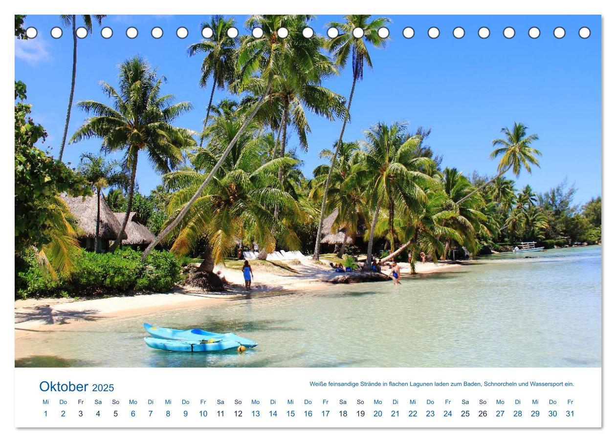 Bild: 9783435531295 | Südsee-Insel Mo'orea (Tischkalender 2025 DIN A5 quer), CALVENDO...