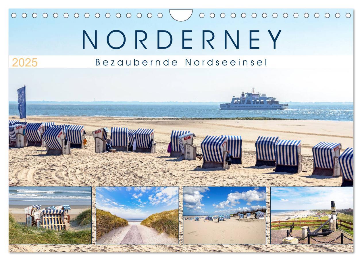 Cover: 9783435259847 | NORDERNEY Bezaubernde Nordseeinsel (Wandkalender 2025 DIN A4 quer),...