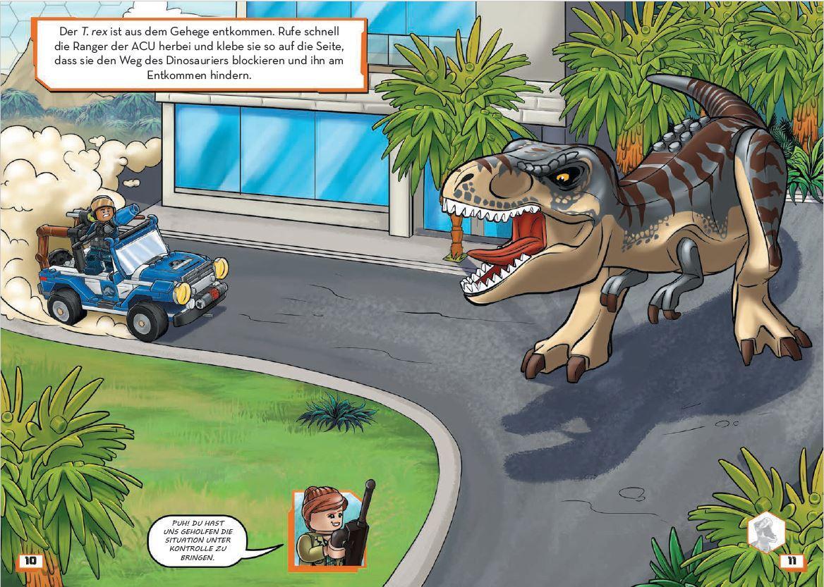 Bild: 9783960808336 | LEGO® Jurassic World(TM) - Stickerspaß | Taschenbuch | 40 S. | Deutsch