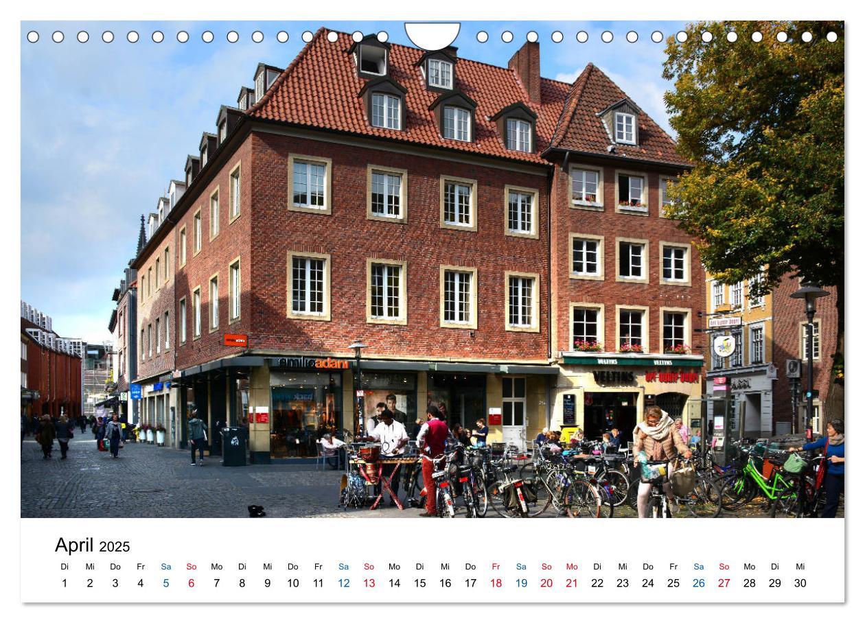 Bild: 9783435315758 | Münster - die liebenswerte Fahrradstadt (Wandkalender 2025 DIN A4...