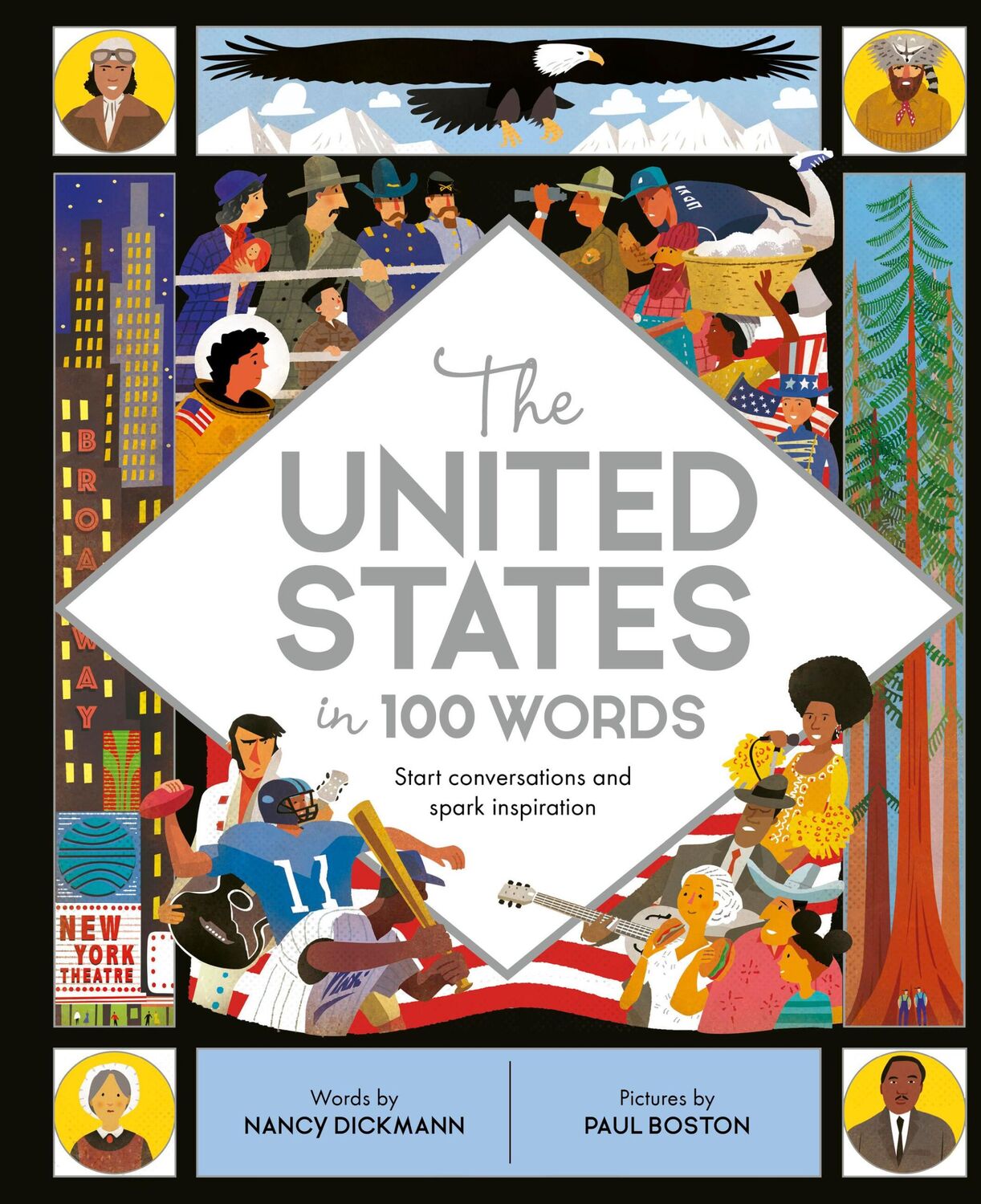 Cover: 9780711242432 | The United States in 100 Words | Nancy Dickmann | Buch | Gebunden