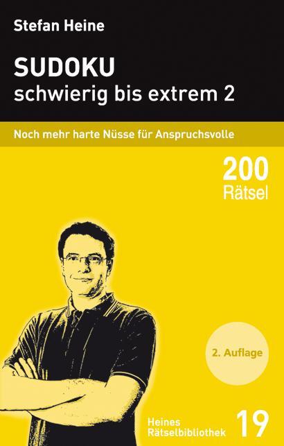 Cover: 9783939940180 | Sudoku - schwierig bis extrem 2 | Stefan Heine | Taschenbuch | 225 S.