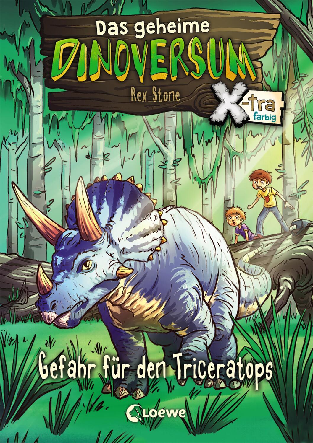 Cover: 9783785587836 | Das geheime Dinoversum Xtra - Gefahr für den Triceratops | Rex Stone