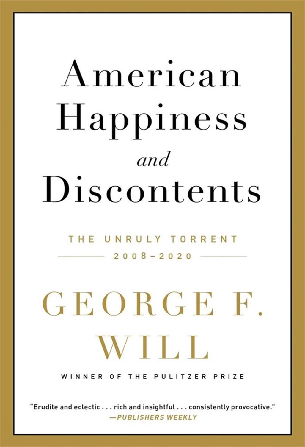 Cover: 9780306924392 | American Happiness and Discontents: The Unruly Torrent, 2008-2020