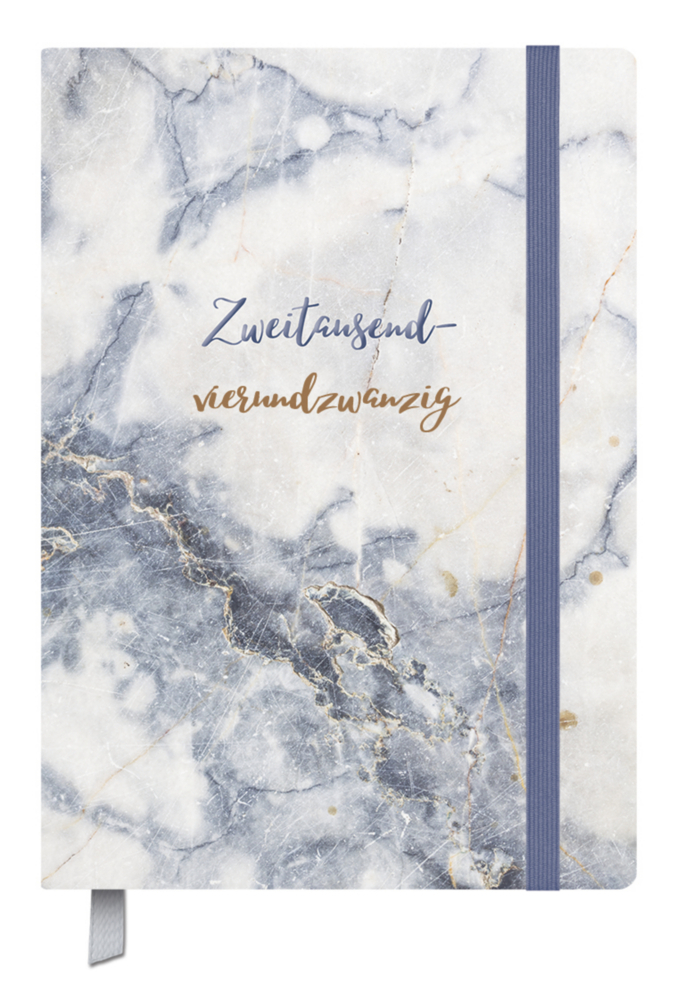 Cover: 9783731874126 | Terminkalender Campus Marble 18 Monate 2024/2025 | Korsch Verlag