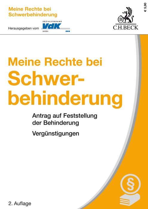 Cover: 9783406740978 | Meine Rechte bei Schwerbehinderung | Werner Keggenhoff (u. a.) | 48 S.
