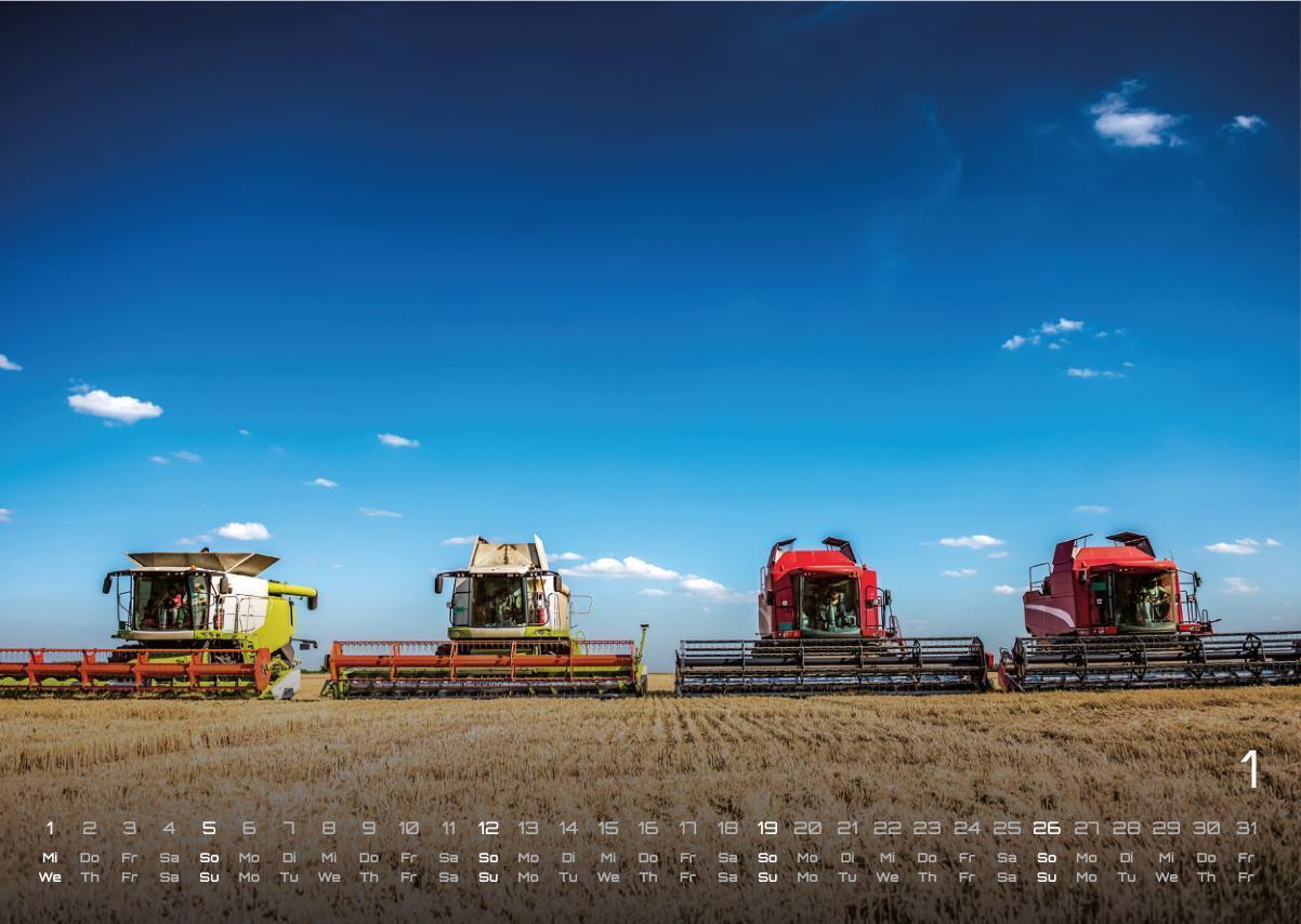 Bild: 9783986734428 | Landmaschinen - Traktor - 2025 - Kalender DIN A3 | GP-Fever. de | 2025