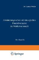 Cover: 9783824468713 | Abstimmungsverbot und strategisches Parallelverhalten im...