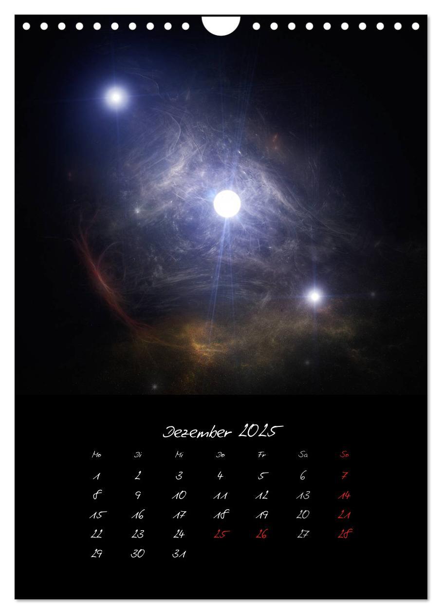 Bild: 9783457033951 | Die große Reise in dem Universum (Wandkalender 2025 DIN A4 hoch),...