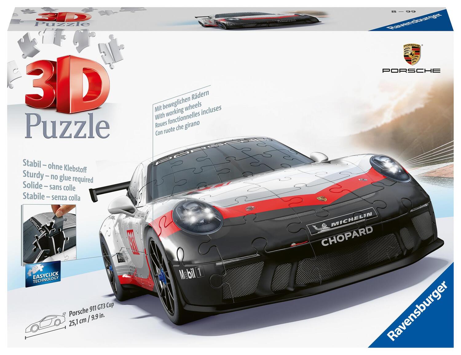 Cover: 4005556115570 | Ravensburger 3D Puzzle 11557 - Porsche 911 GT3 Cup - Die berühmte...