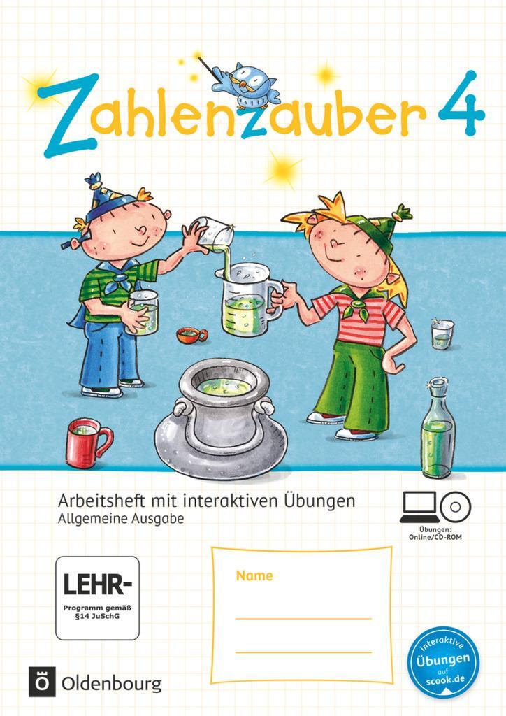 Cover: 9783637022096 | Zahlenzauber 4. Schuljahr - Allgemeine Ausgabe - Arbeitsheft mit...