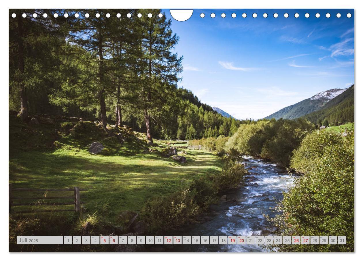 Bild: 9783435347049 | Das Ahrntal (Wandkalender 2025 DIN A4 quer), CALVENDO Monatskalender