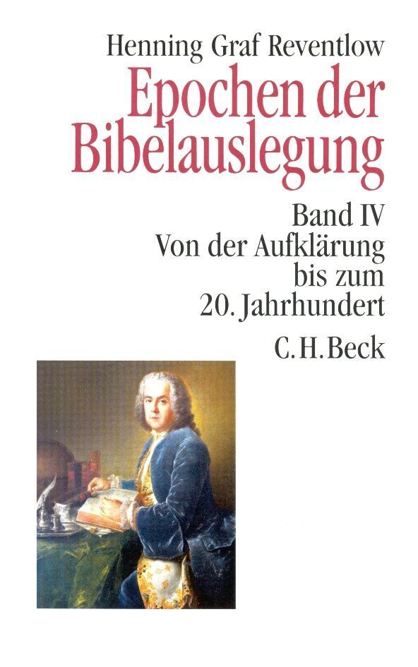 Cover: 9783406349881 | Epochen der Bibelauslegung Band IV: Von der Aufklärung bis zum 20....