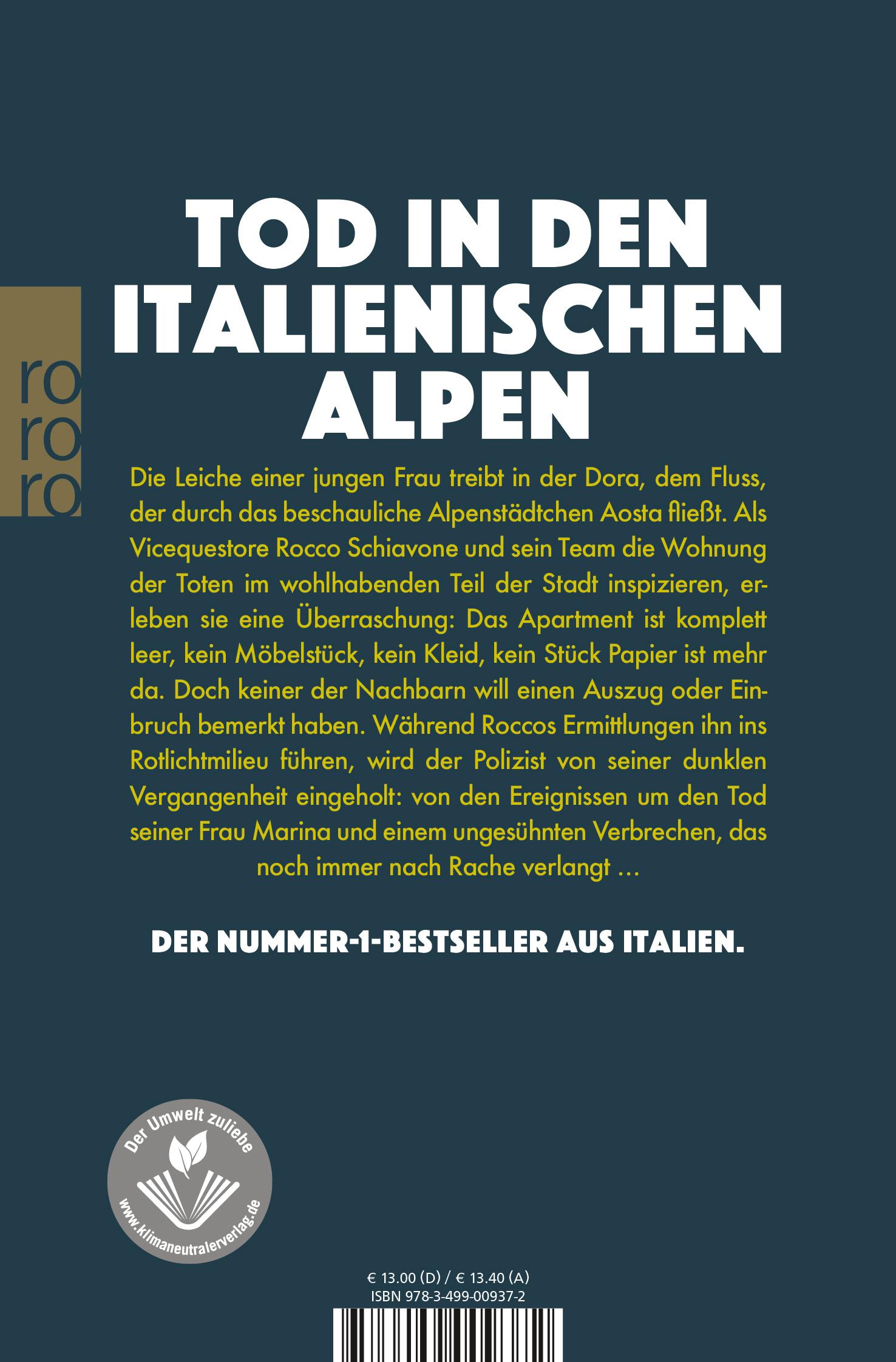 Rückseite: 9783499009372 | In einem dunklen Sommer | Antonio Manzini | Taschenbuch | 416 S.