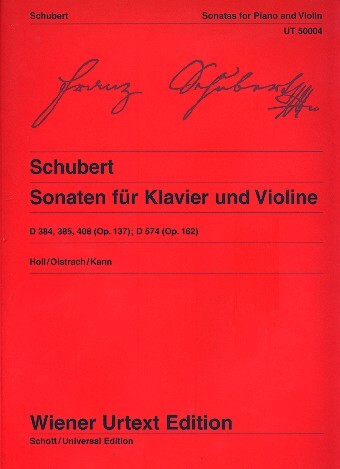 Cover: 9790500570035 | Sonatas For Violin & Piano | Wiener Urtext Edition | EAN 9790500570035