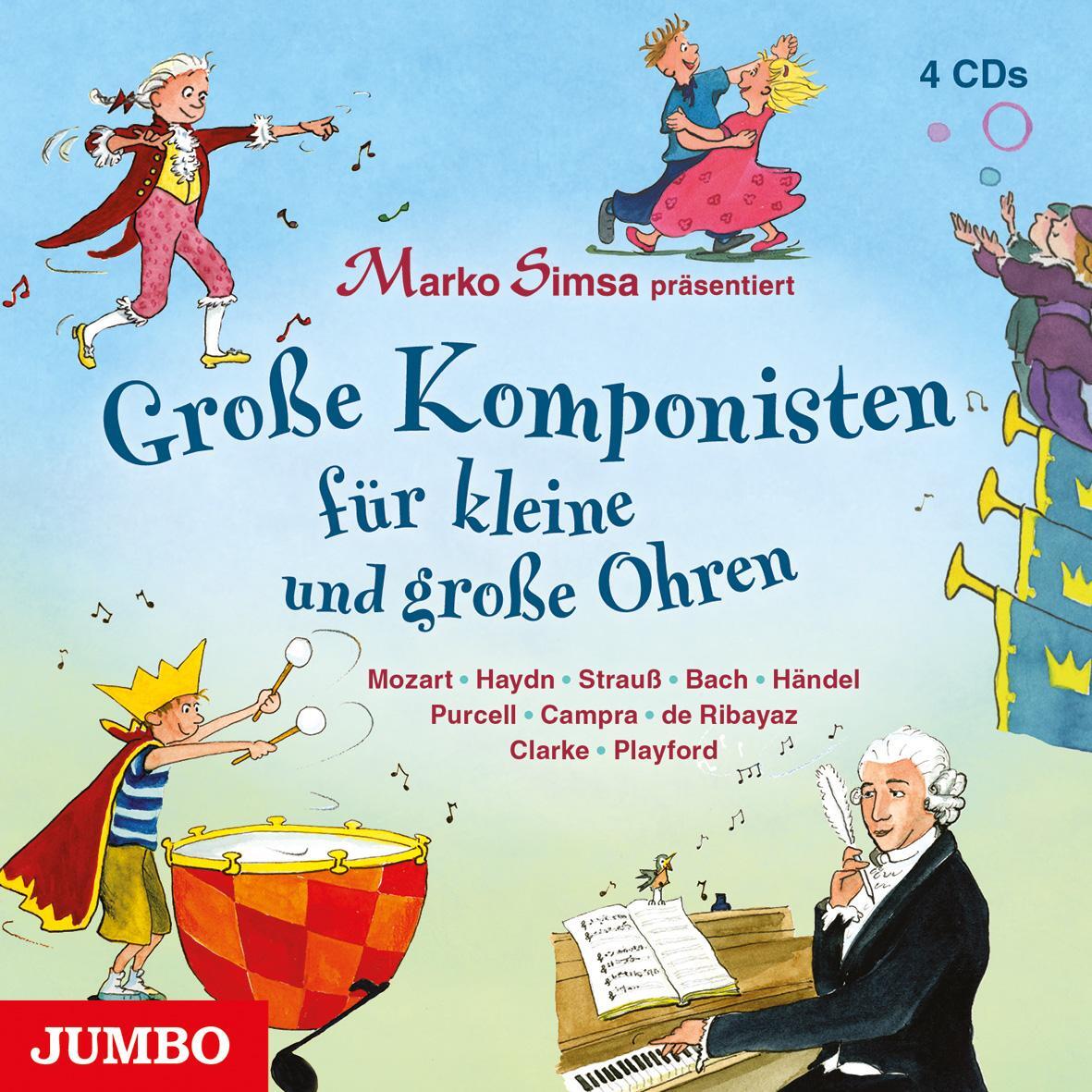 Cover: 9783833739378 | Große Komponisten für kleine und große Ohren | Marko Simsa | Audio-CD
