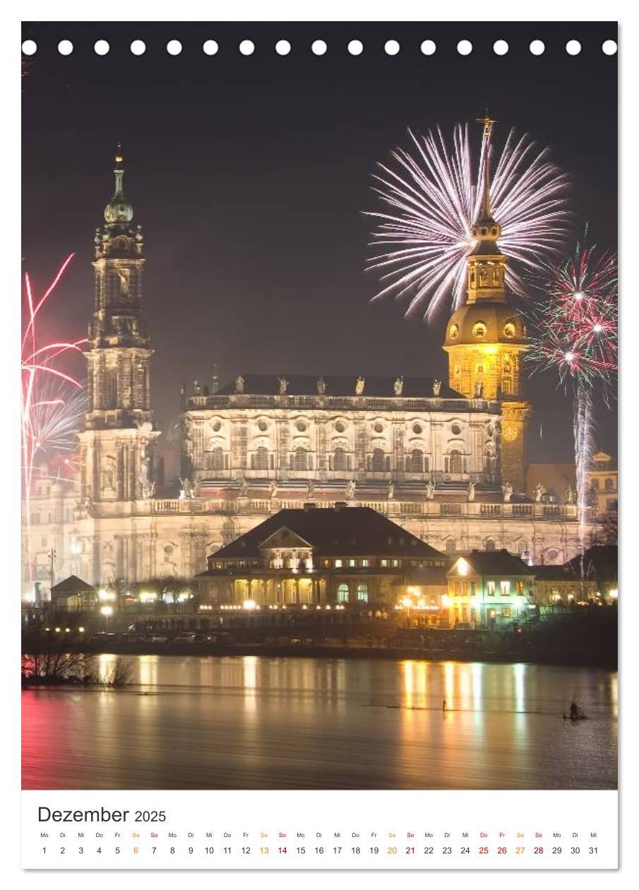 Bild: 9783435880447 | Highlights in Dresden (Tischkalender 2025 DIN A5 hoch), CALVENDO...