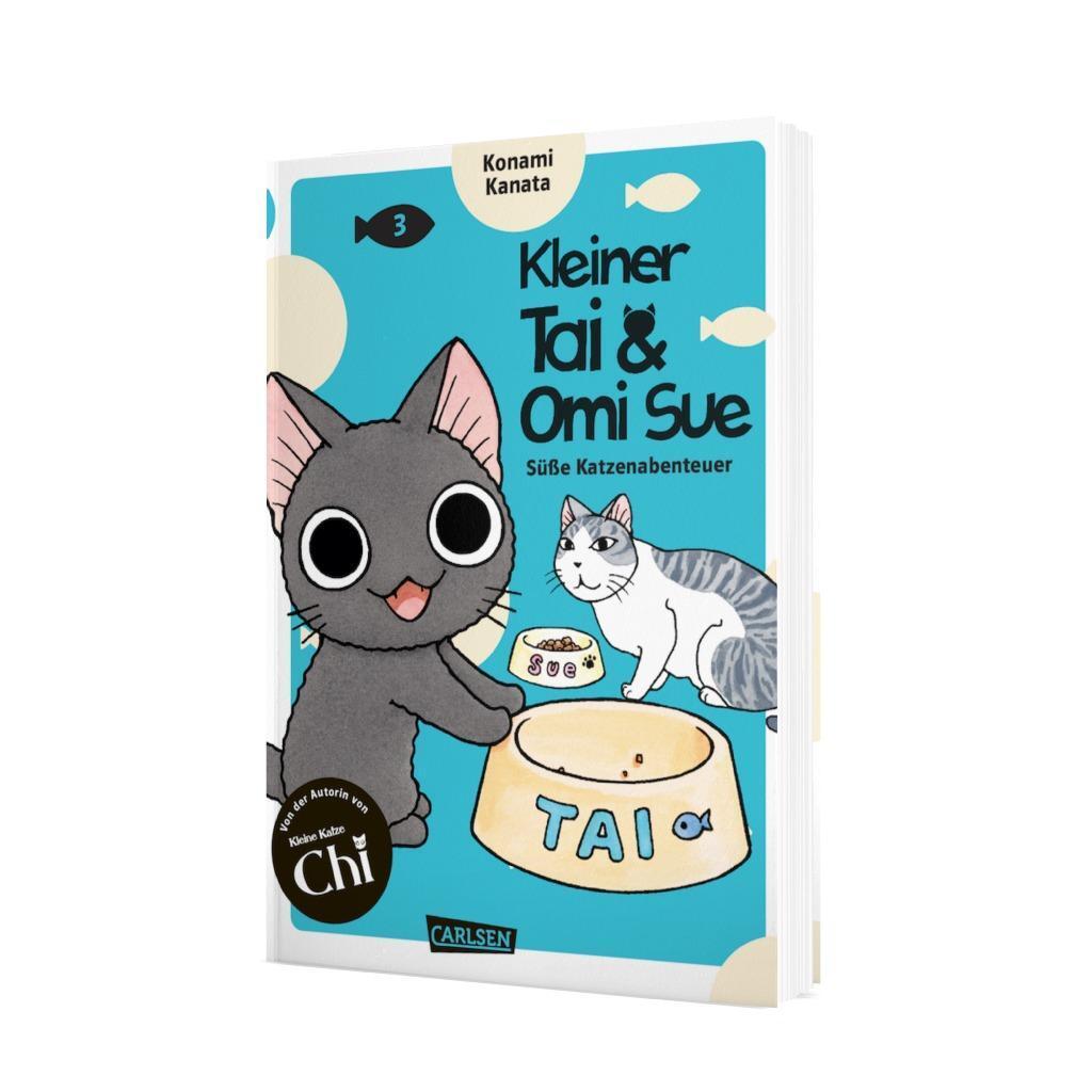 Bild: 9783551765093 | Kleiner Tai &amp; Omi Sue - Süße Katzenabenteuer 3 | Konami Kanata | Buch