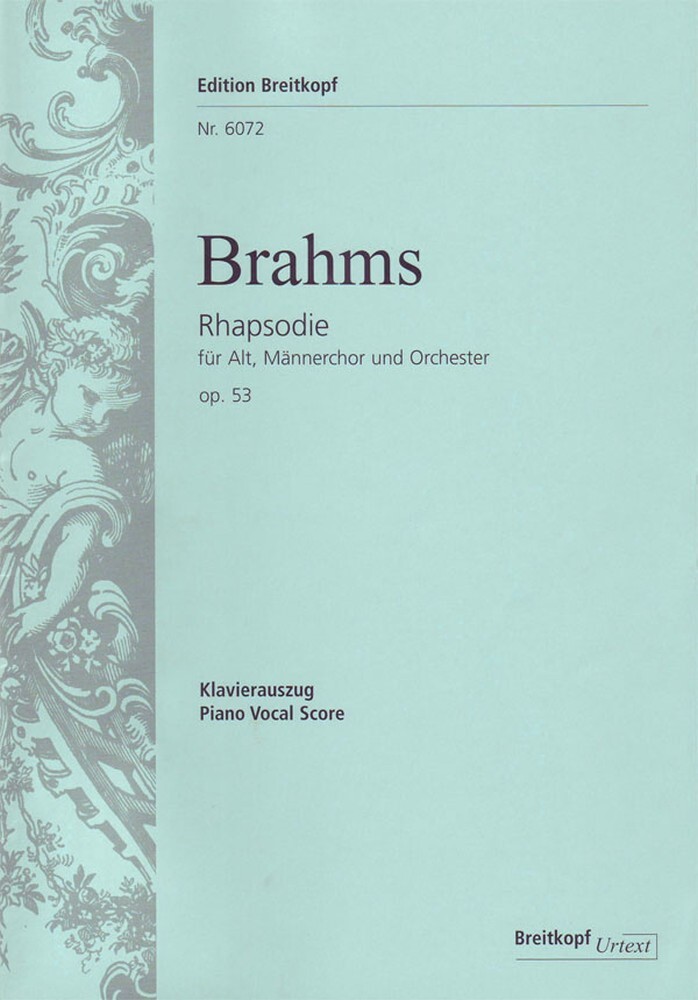 Cover: 9790004165911 | Rhapsodie Op.53 | Text: Johann W. von Goethe (Harzreise im Winter)