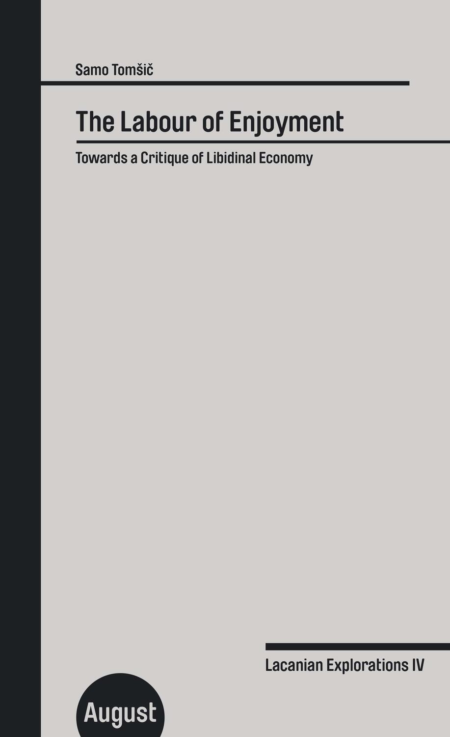 Cover: 9783941360563 | The Labour of Enjoyment | Towards a Critique of Libidinal Economy